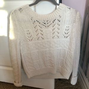 Jcrew Cozy Cream Sweater